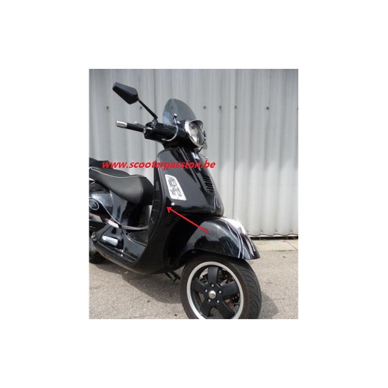 contour tablier noir vespa gt gts gtv