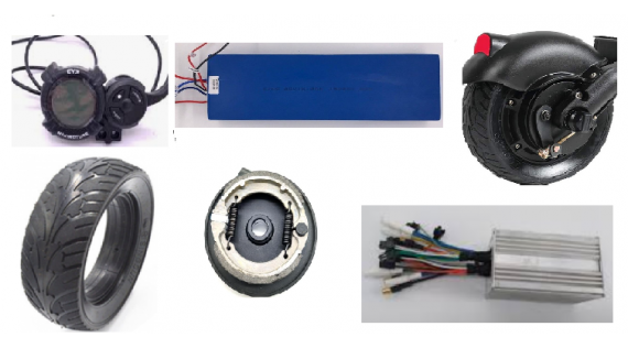 Onderdelen en toebehoren elektrische step Minimotors Dualtron RAPTOR V2.0
